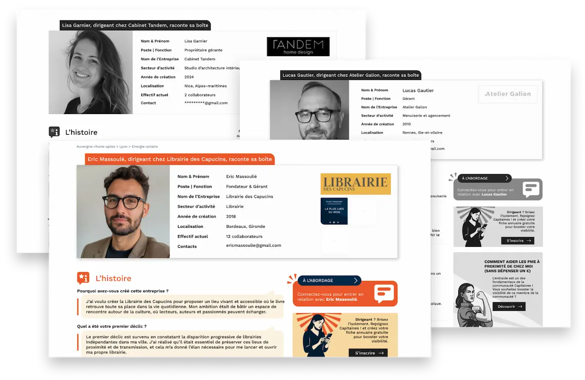 fiche dirigeant